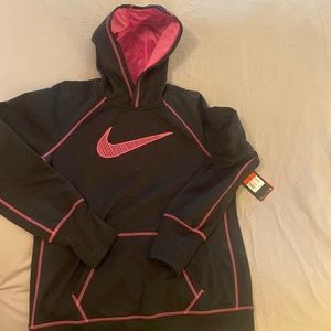 Nike sweatshirt NWT navy sweatshirt with pink stitching